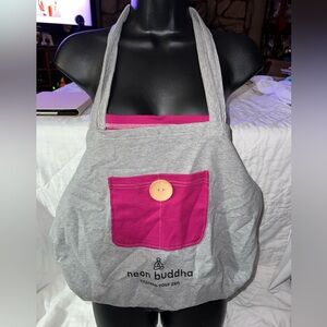 Neon Buddha Tote Bag